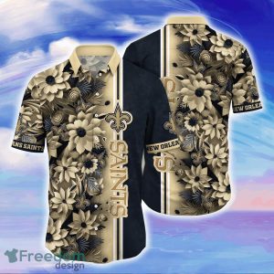New Orleans Saints NFL Flower Hawaiian Shirt For Men Women Great Gift For Real Fans