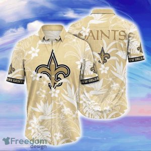New Orleans Saints NFL Flower Hawaiian Shirt For Men Women Impressive Gift For Fans