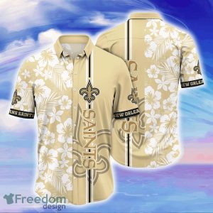 New Orleans Saints NFL Flower Hawaiian Shirt For Men Women Special Gift For Fans