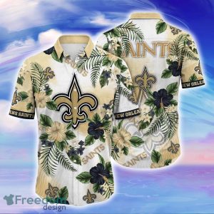 New Orleans Saints NFL Flower Hawaiian Shirt For Men Women Style Gift For Fans