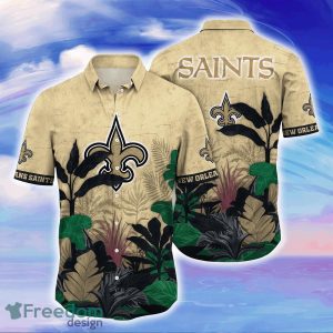 New Orleans Saints NFL Flower Hawaiian Shirt Great Gift For Men Women Fans