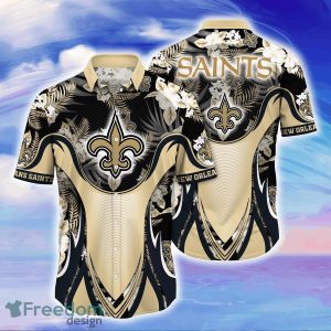 New Orleans Saints NFL Flower Hawaiian Shirt Impressive Gift For Men Women Fans