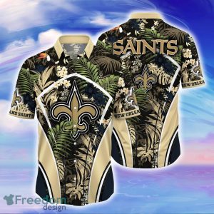 New Orleans Saints NFL Flower Hawaiian Shirt Special Gift For Men Women  Fans