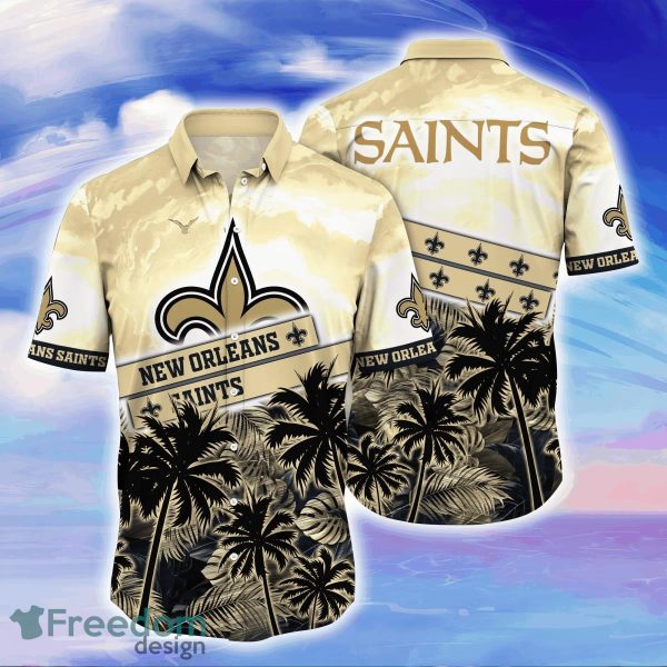 New Orleans Saints NFL Flower Hawaiian Shirt Style Gift For Fans