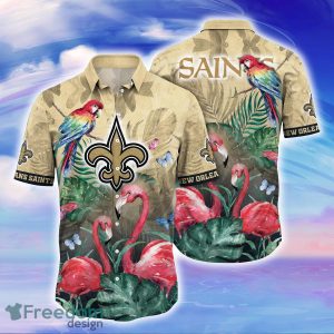New Orleans Saints NFL Flower Hawaiian Shirt Unique Gift For Men Women Fans