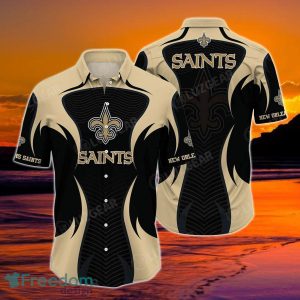 New Orleans Saints NFL Hawaii Beach Shirt Summer Short Sleeve Button Down Hawaiian Shirt