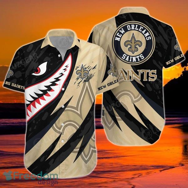 New Orleans Saints NFL Hawaiian Shirt Graphic 3D Printed New Trends Summer For Fan NFL Enthusiast