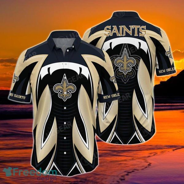 New Orleans Saints NFL Hawaiian Shirt Summer Short Sleeve Button Down Shirt Gift For Best Fans