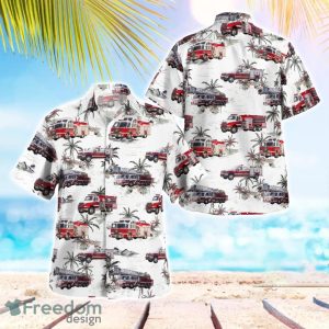 New York Fort Johnson Volunteer Fire Company Hawaiian Shirt Summer Beach Gift